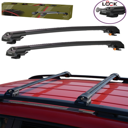 Aluminium roof rack cross bars - roof,